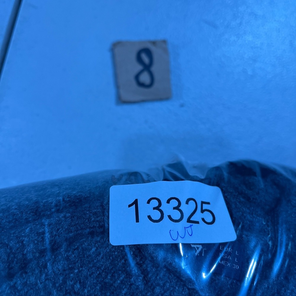 Zara Sweater Womens Large Pullover Gray Acrylic Fisherman Cottage Old Money Rare - Picture 8 of 8